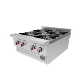 Parrilla 4 quemadores